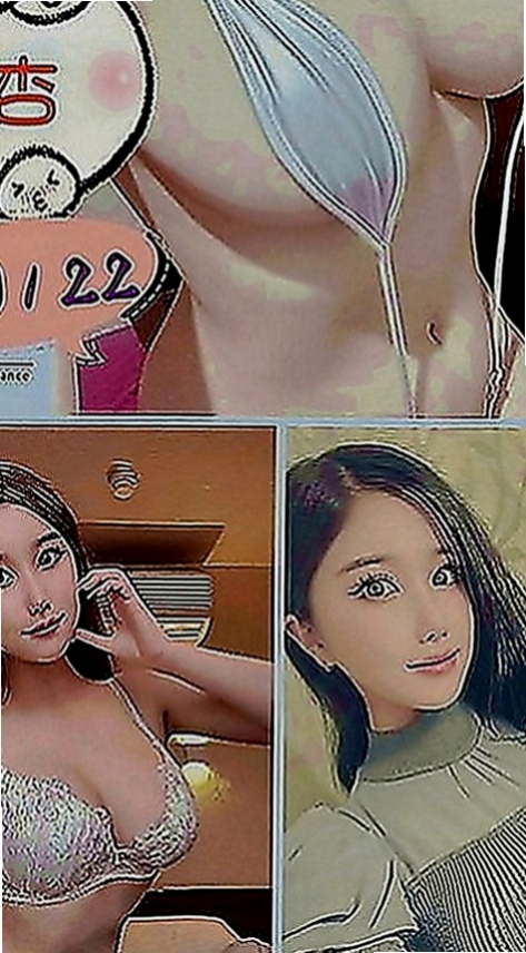 大里八大娛樂網：草莓 |巨乳空姐|169cm|47kg|D罩杯|23歲|有倆個客人玩到一種服務特別爽 插一牛奶 牛奶幫奶茶舔穴 客人和牛奶玩舌吻 刺激玩法哦！